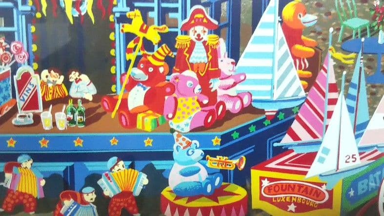 美品　アコーディオンプレイヤー　　ヒロ・ヤマガタ　　シルクスクリーン