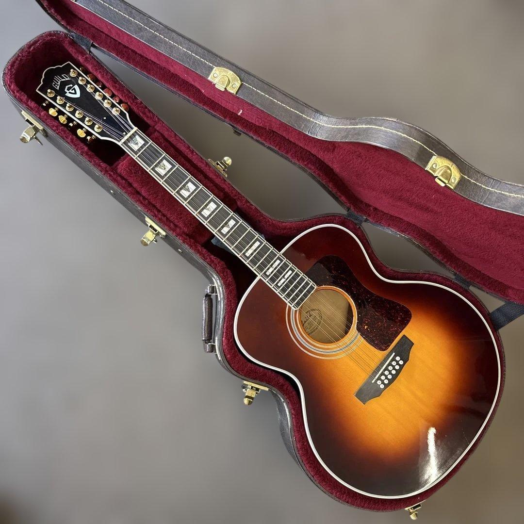 ギルド　JF65-12 チェリーサンバースト　美品　純正ハードケース