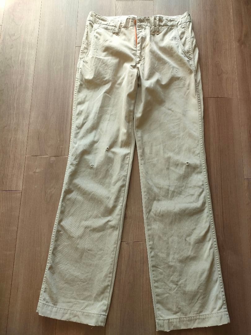 チマラ ✕ ジャーナルスタンダード　綺麗チノパン 　程よいダメージ加工