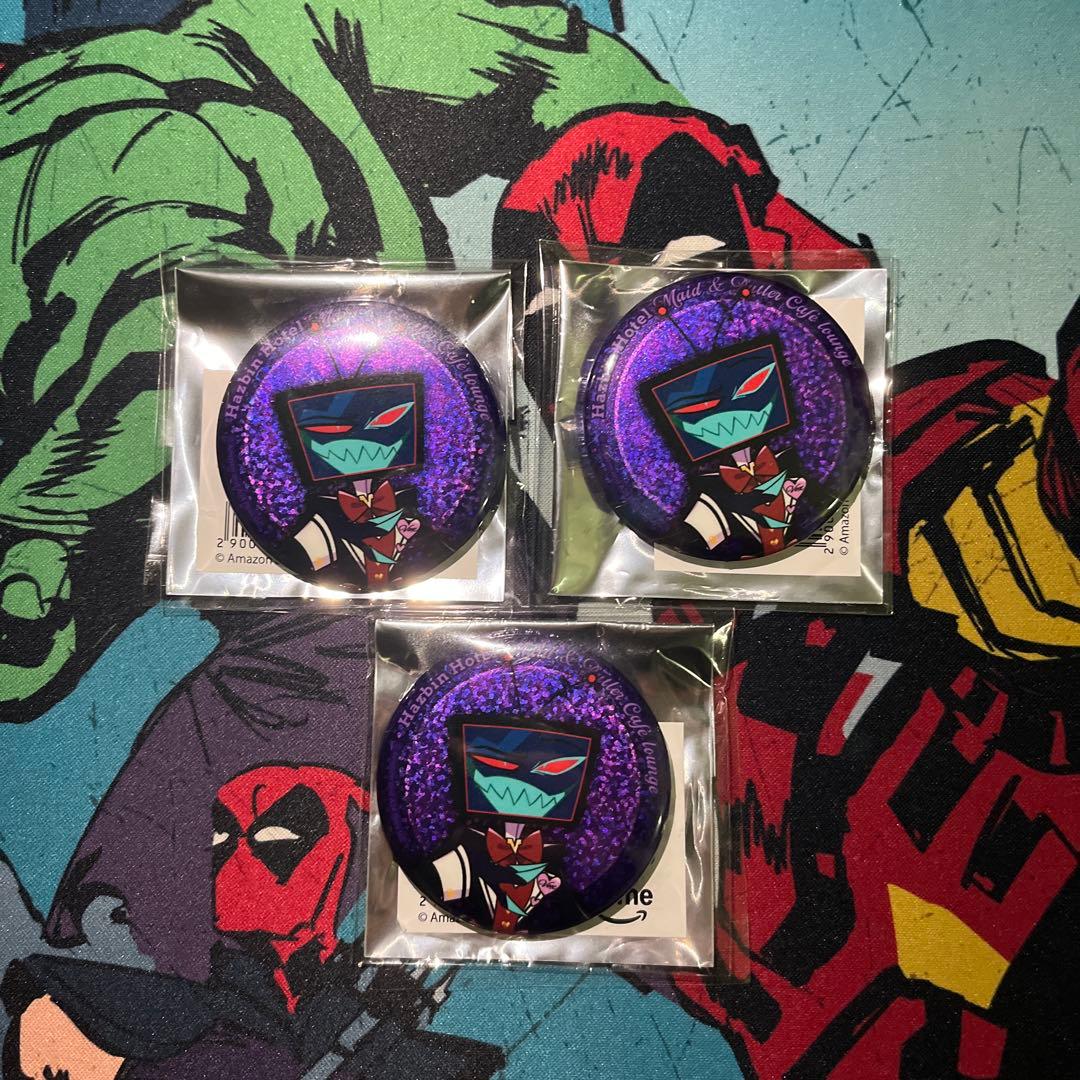 ハズビンホテル アニメイトカフェ ヴォックス 缶バッジ 3個セット