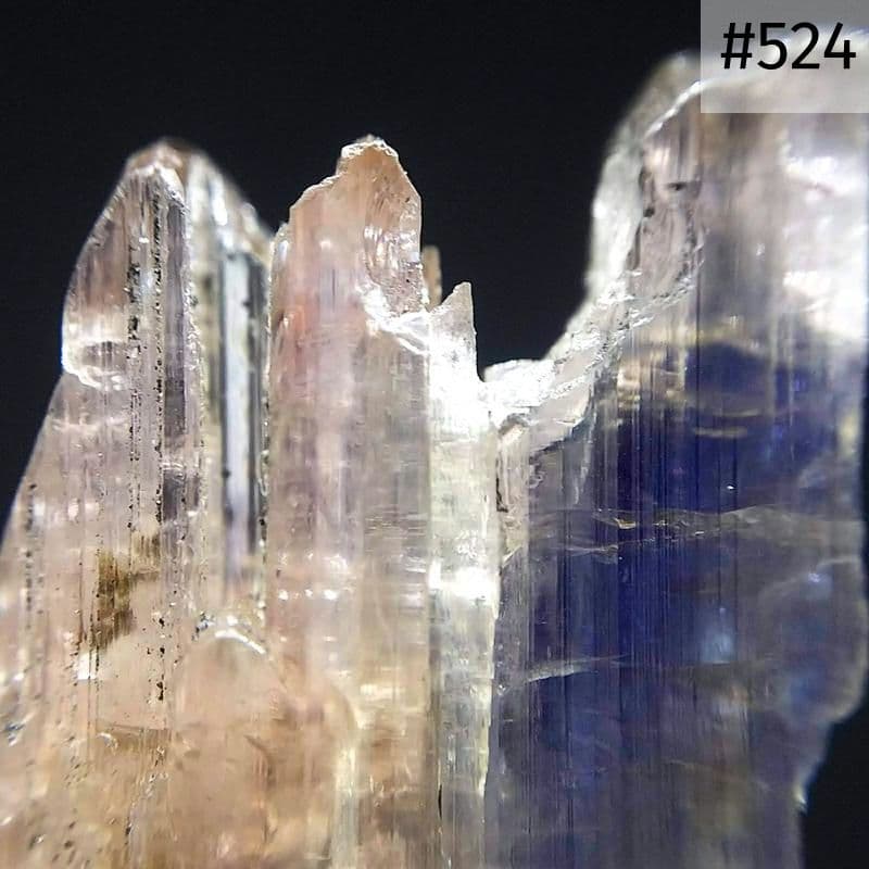 524 非加熱 ファンシーカラー バイカラー タンザナイト ゾイサイト