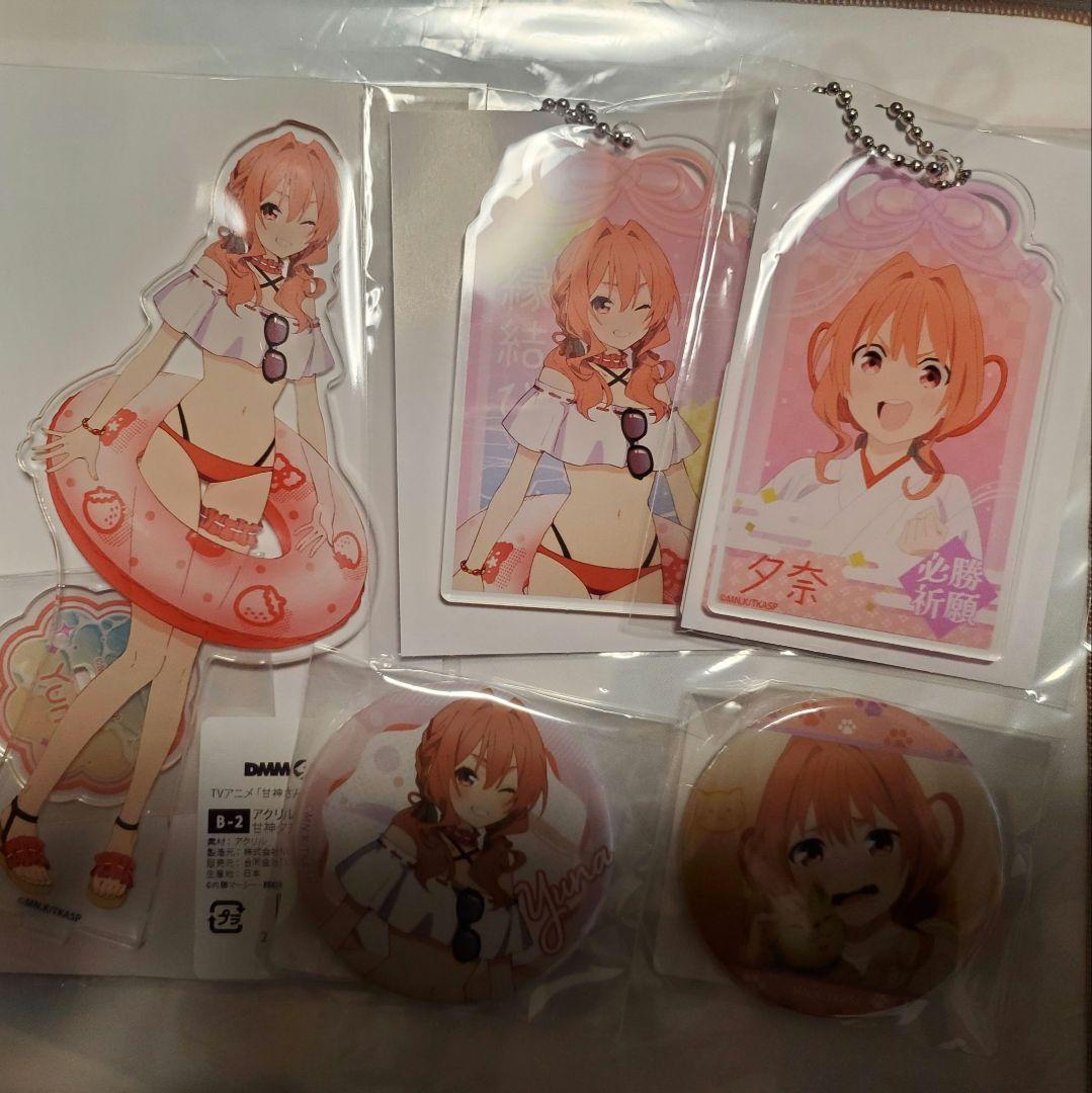 甘神さんちの縁結び　DMMスクラッチ　甘神夕奈　5点セット　アクリルスタンド