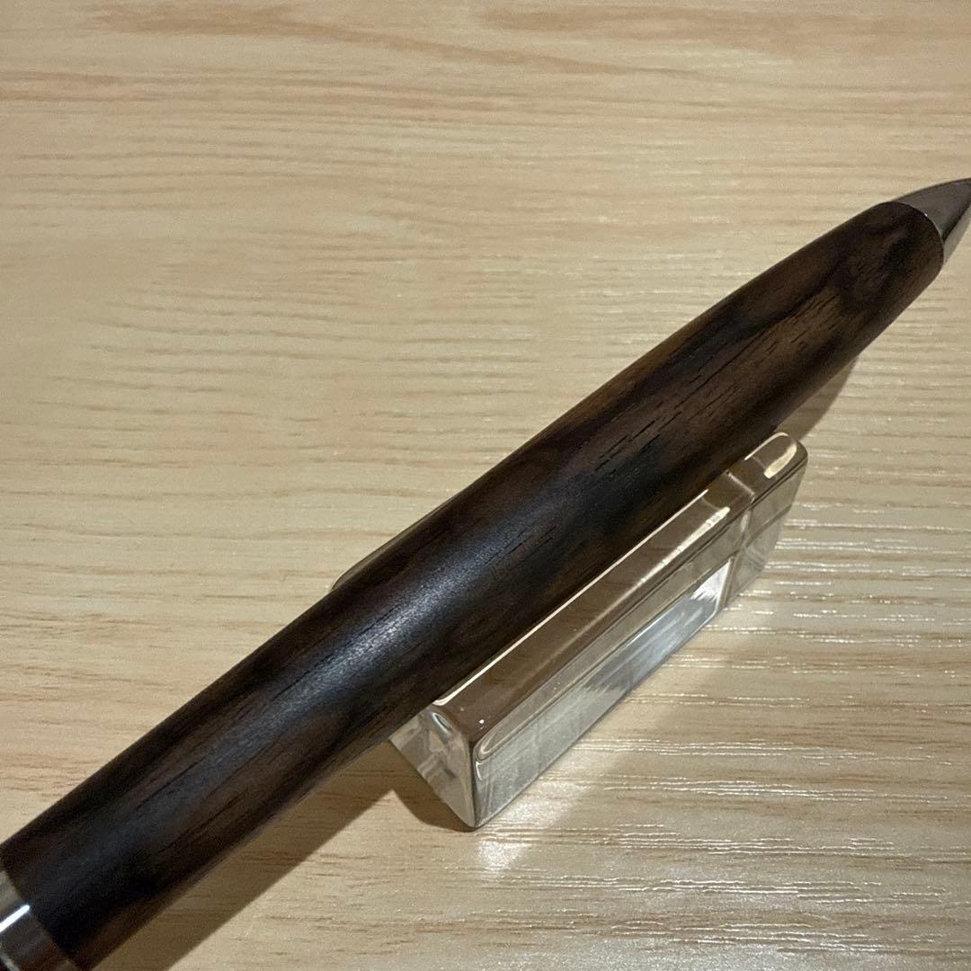 工房楔　ペンシル楔（シャープペンシル）　黒柿孔雀杢