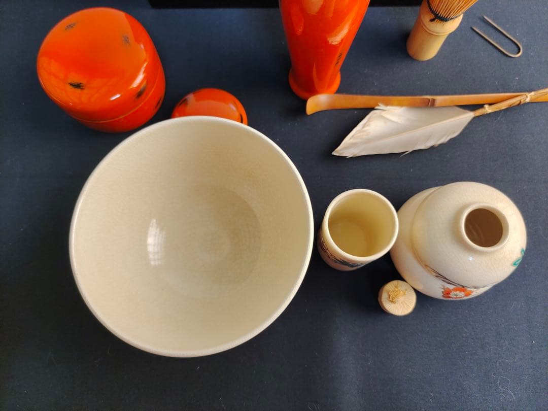 根来塗　利休茶箱　茶箱揃　野点　茶事　茶器　茶道具　セット