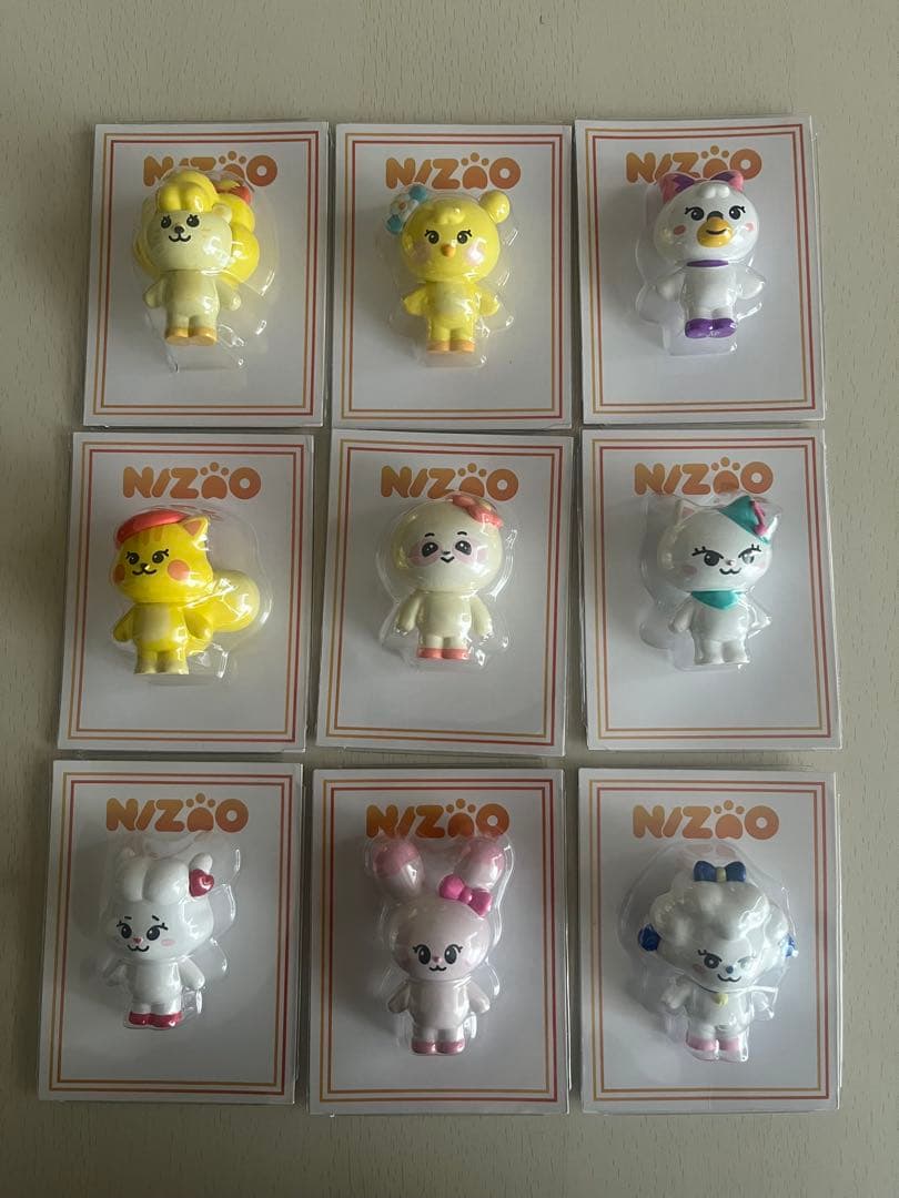 NiziU nizoo ミニチュアフィギュア マスコット　9点セット