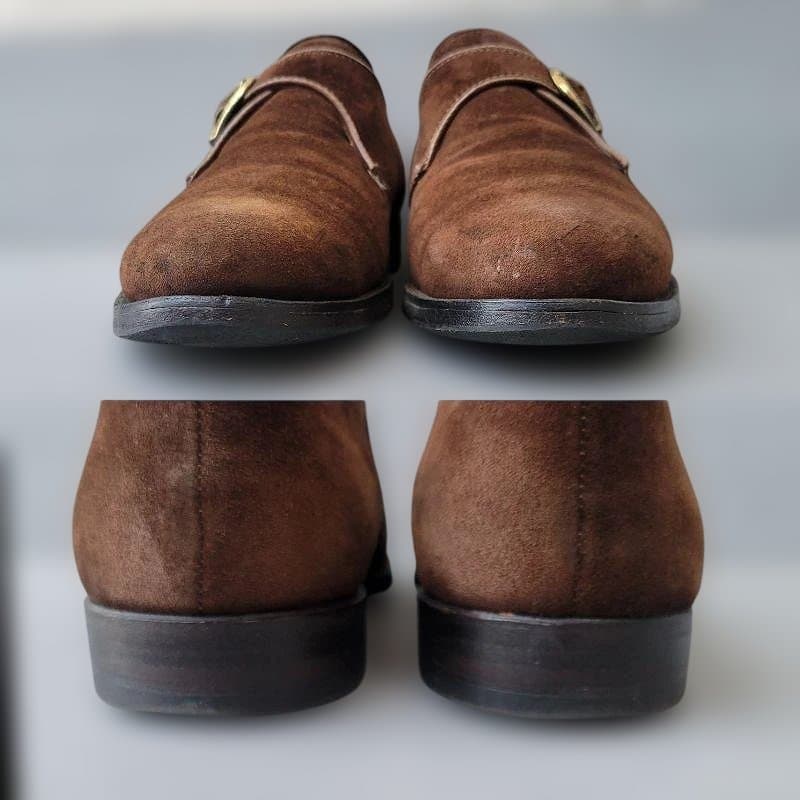 ALDEN モンクストラップ スエード Aberdeen 6B/D 25cm