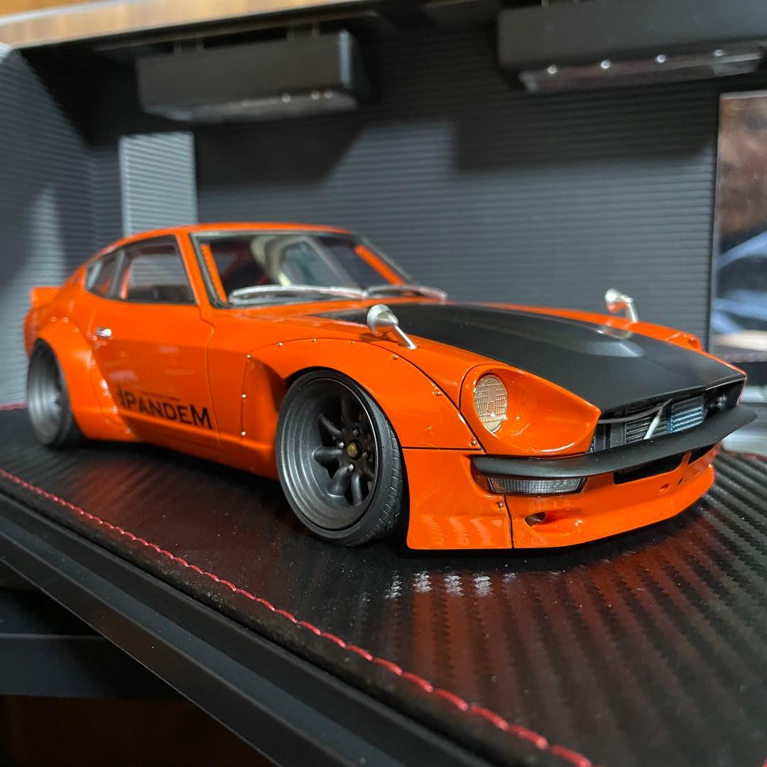 激レア！新品イグニッションモデル 1/18 PANDEM S30 Z オレンジ❷