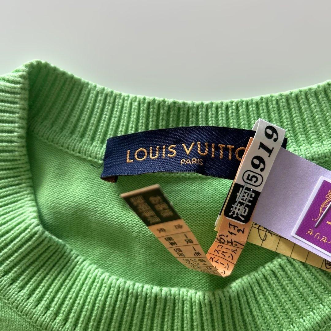 LOUIS VUITTON ライトグリーン Tシャツ S 100%コットン