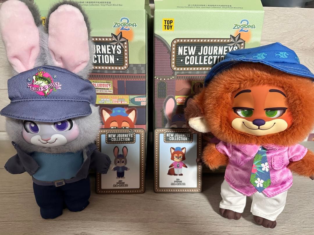 ズートピア2 toptoy ニック ジュディ 私服セット　正規品