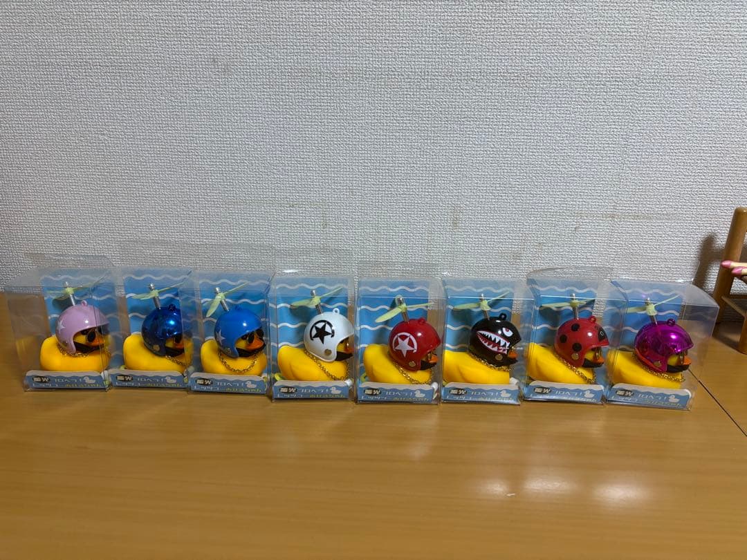 アヒル隊長　プロペラ付き　自転車　バイク　8個セット