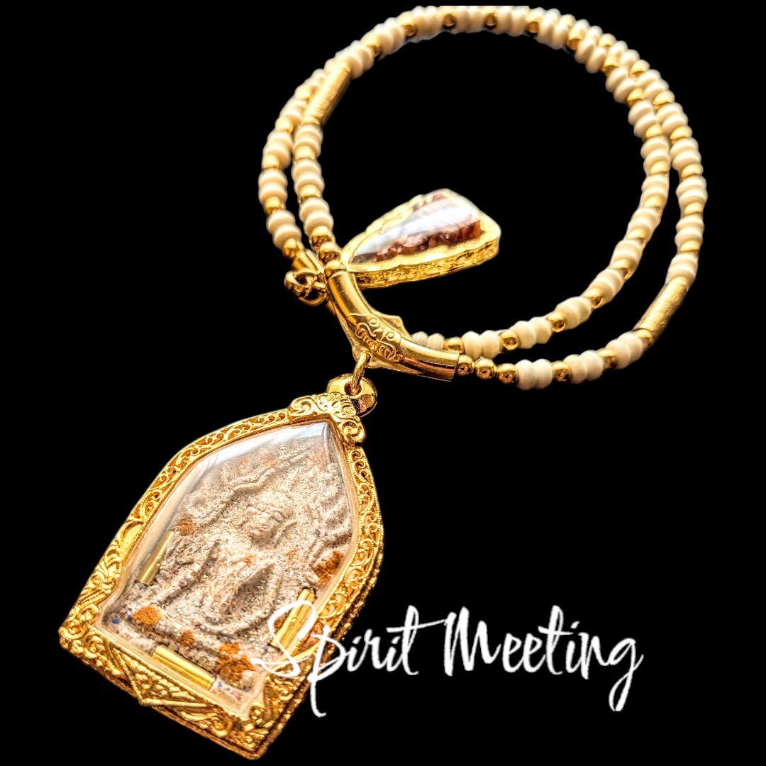 ルアンプーシラー師のサイキック鉱石プラクンペーン ネックレス付き+オマケ御守り