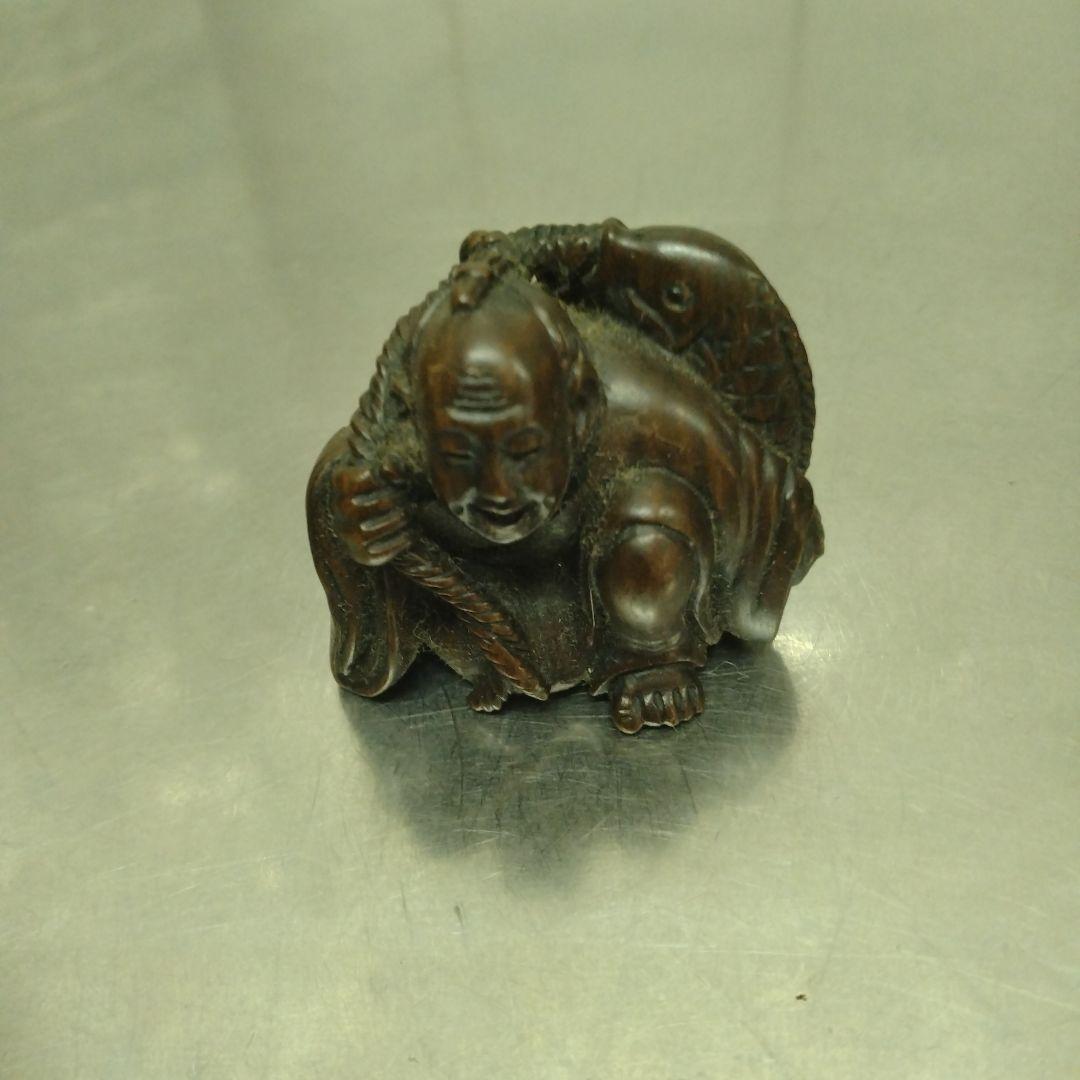 根付　骨董　全8体