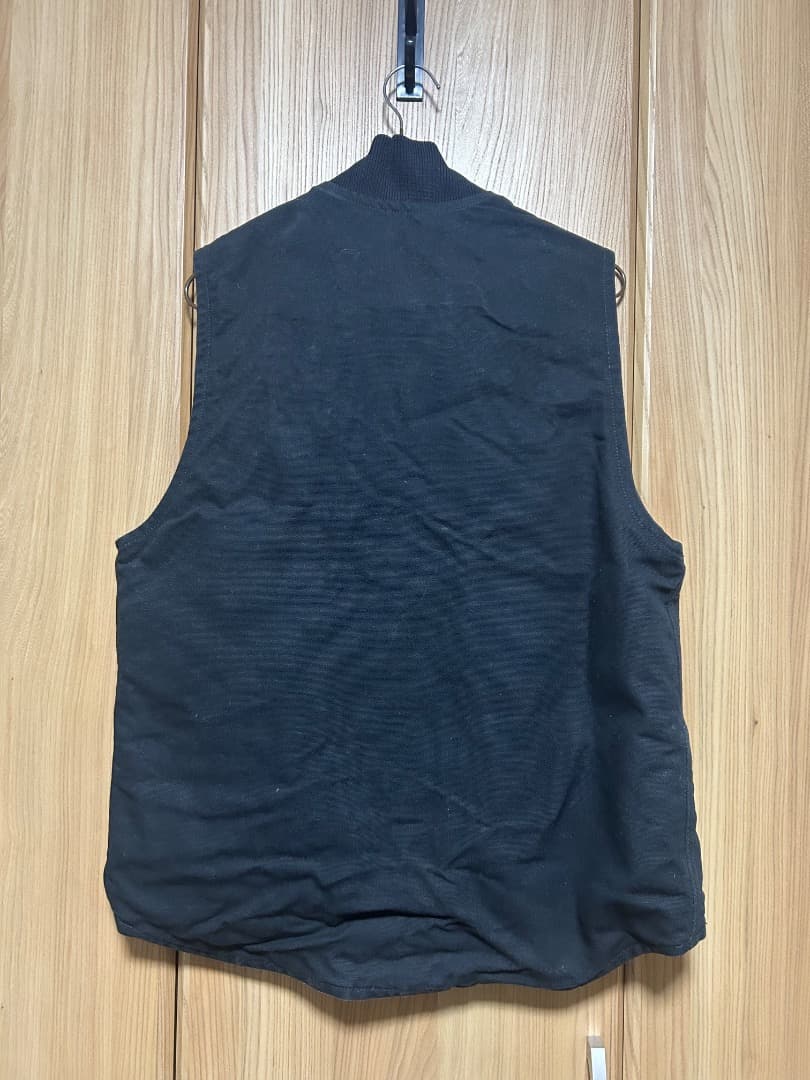 ✨Carhartt ブラック ジップアップベスト Sサイズ✨