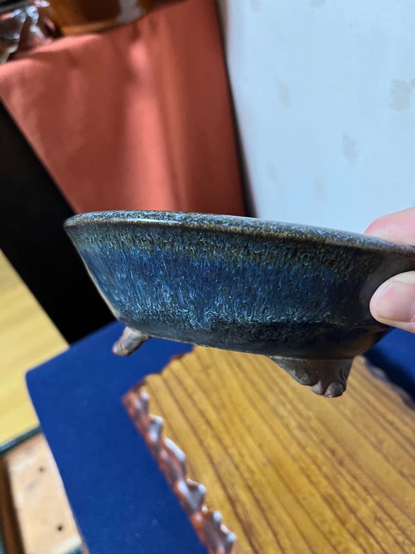 185 盆栽　盆栽鉢　植木鉢　和鉢　燿山