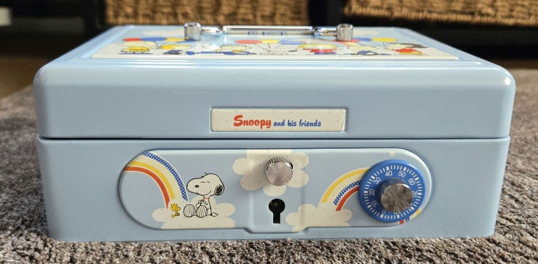 スヌーピー 金庫　施錠