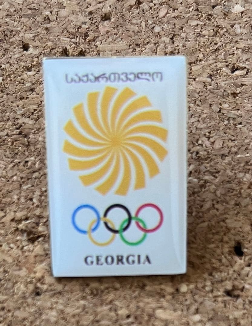 2024 パリオリンピック　ジョージア　グルジア　ピンバッチ