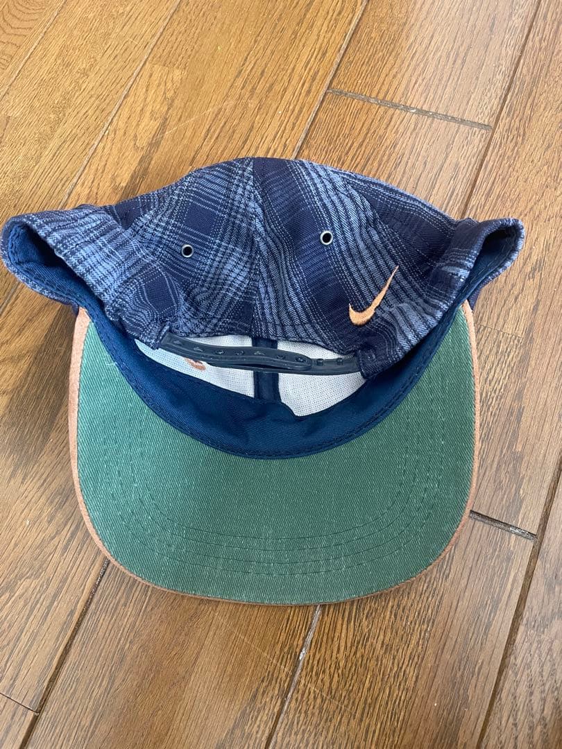 NIKE ビンテージ　チェック柄　キャップ