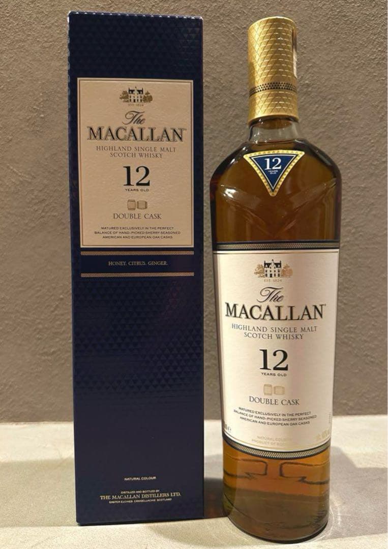 【新品未開封】The Macallan 12年 ダブルカスク 700ml