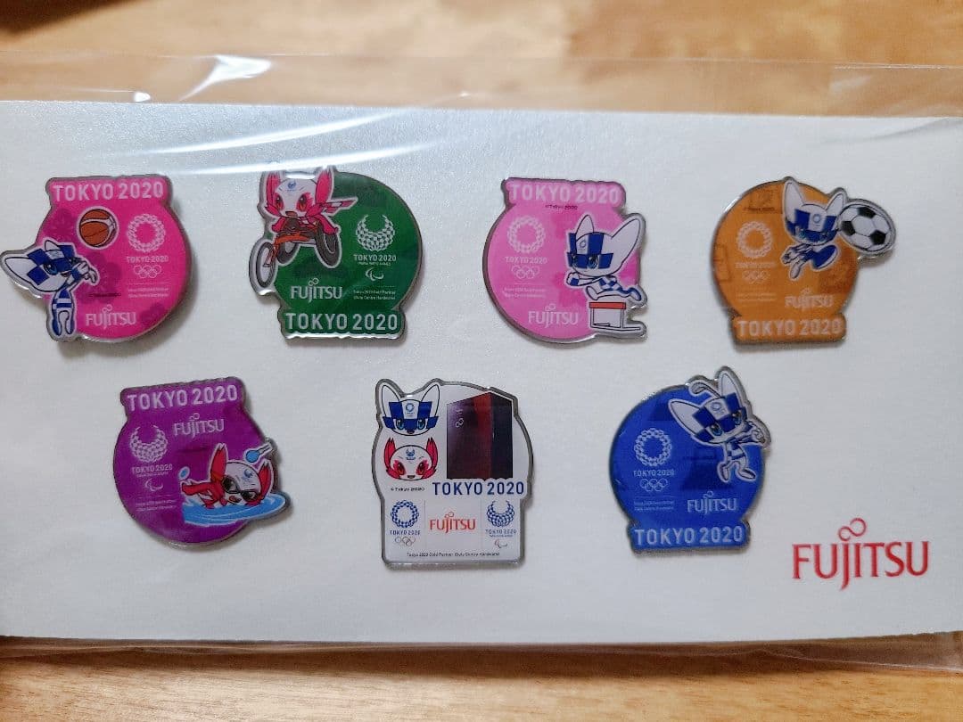 【非売品】FUJITSU 東京2020オリンピック記念ピンバッジ