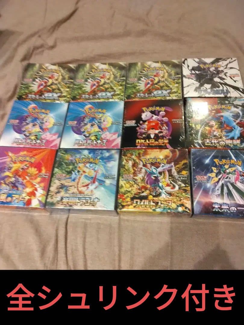 ポケモンカードゲーム 拡張パック12BOXセット　全シュリンクあり