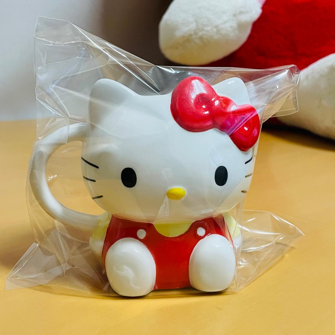 【特大】 ハローキティ ぬいぐるみ　約105cm　4Lサイズ　マグカップ付き