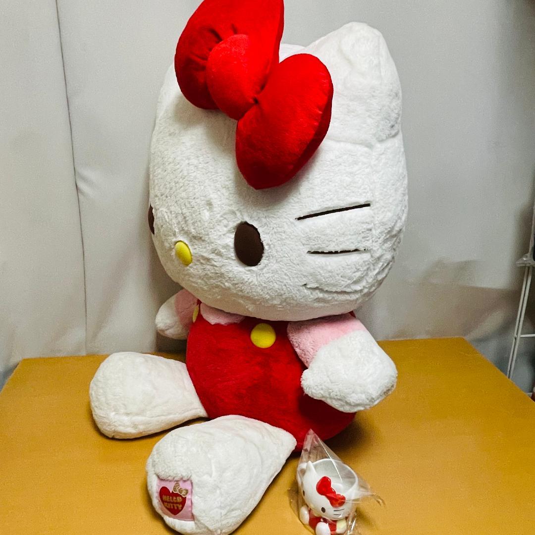 【特大】 ハローキティ ぬいぐるみ　約105cm　4Lサイズ　マグカップ付き