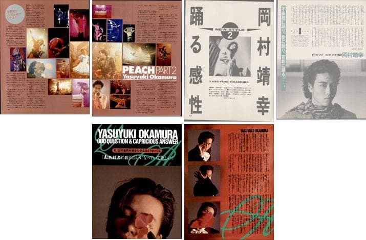 岡村靖幸 雑誌 切り抜き 250P ◆貴重！インディーズ～／ほぼページ欠けなし