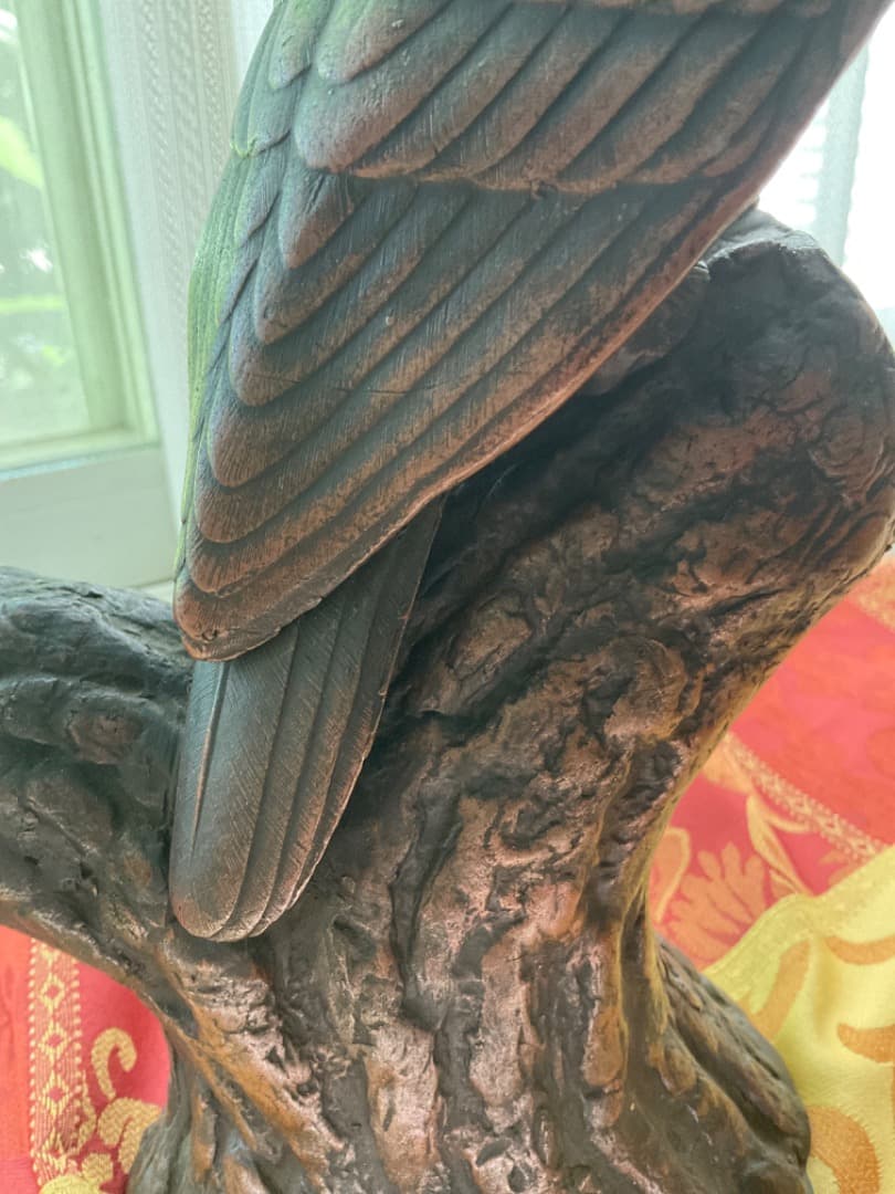 古備前、備前　鷹姿造　他の同主題の作品と比べてください、出来が違います！桐箱付