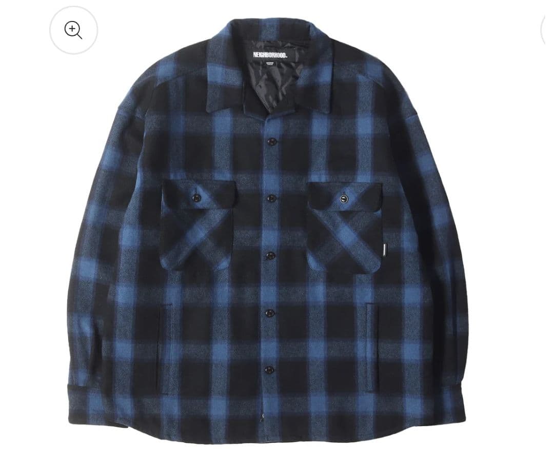 ジャケット・アウター NEIGHBORHOOD BUFFALO CHECK SH LS 22AW