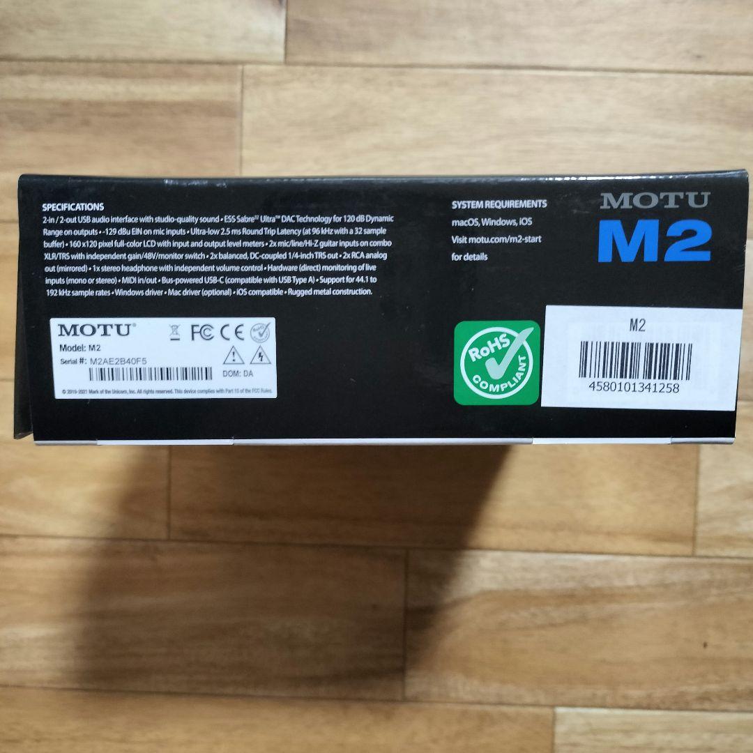 新品　MOTU M2 オーディオインターフェース