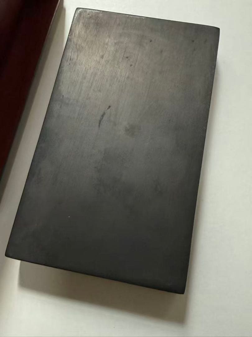 文房四宝晝道具硯老坑龍鳳図柄 中国古玩 端溪硯 唐物