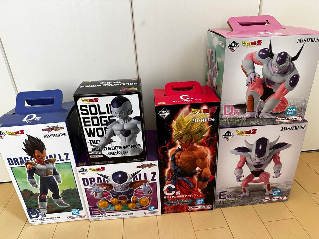 ドラゴンボール 一番くじ ナメック星 孫悟空、ベジータ、フリーザ全形態 セット
