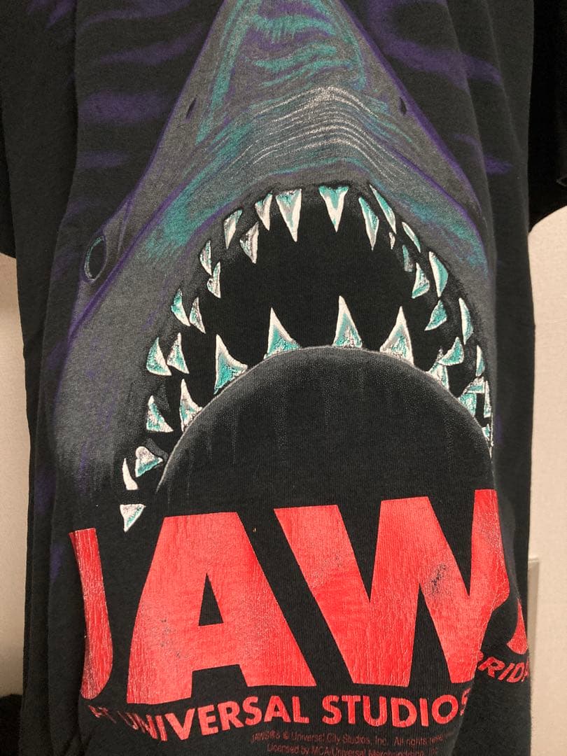 90’s JAWS universal studios ジョーズ Tシャツ XL