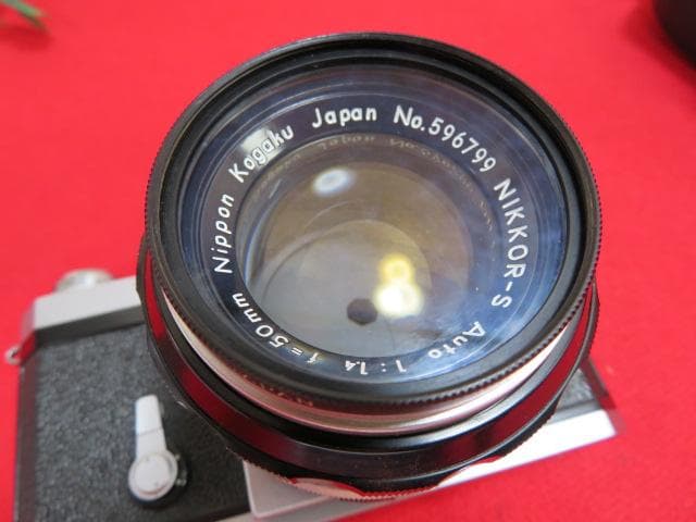 田*中様 【RR1636/6】Nikon F　フィルム一眼レフカメラ　ケース付き