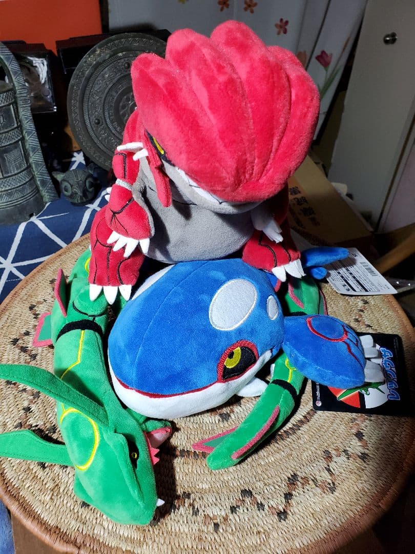 ポケモンセンター ぬいぐるみセット グラードン カイオーガ レックウザ