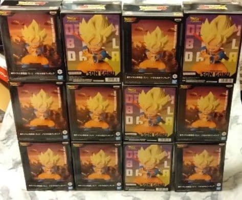 【12個】ドラゴンボールDAIMA超サイヤ人孫悟空（ミニ） パネル付きフィギュア