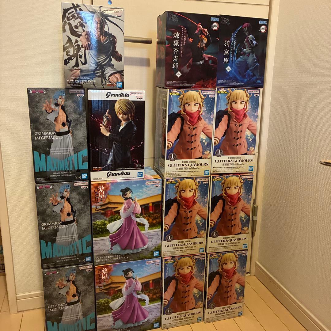 フィギュアまとめ売り　15点 ヒロアカ　鬼滅　ハンターハンター　薬屋 ブリーチ