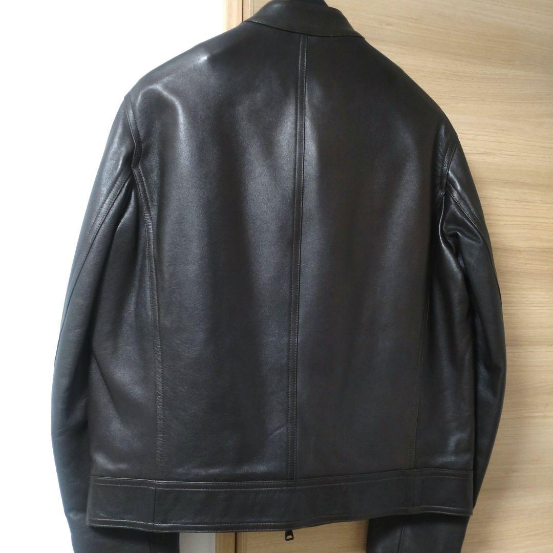 【極美品】EMMETI JURI シングルライダース　MARRONE 48タグ付