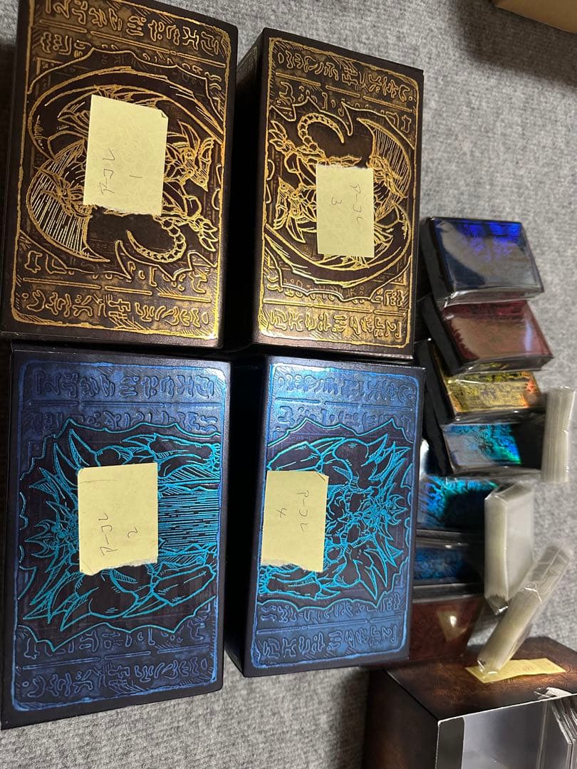 遊戯王 青眼の白龍レリーフほか　まとめ売り　引退