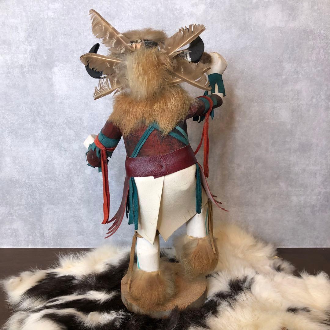 アンティーク カチナドール オルグ カチーナ ナホバ族 ホピ族 人形