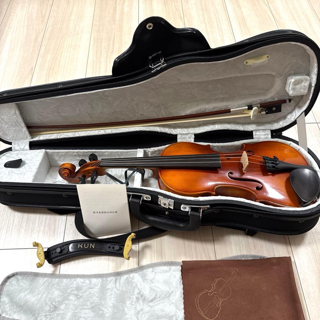 SUZUKIバイオリン No.280 1/2サイズ【ケース、肩当て付き】
