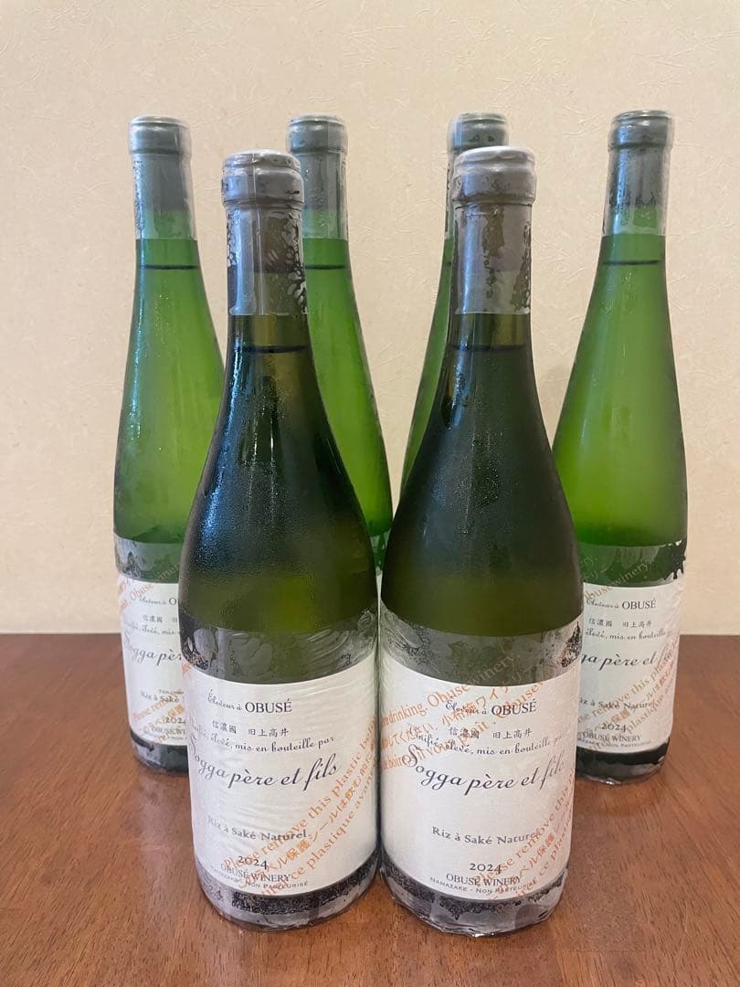 未開栓 小布施ワイナリー リアサケ・ナチュレル6本セット