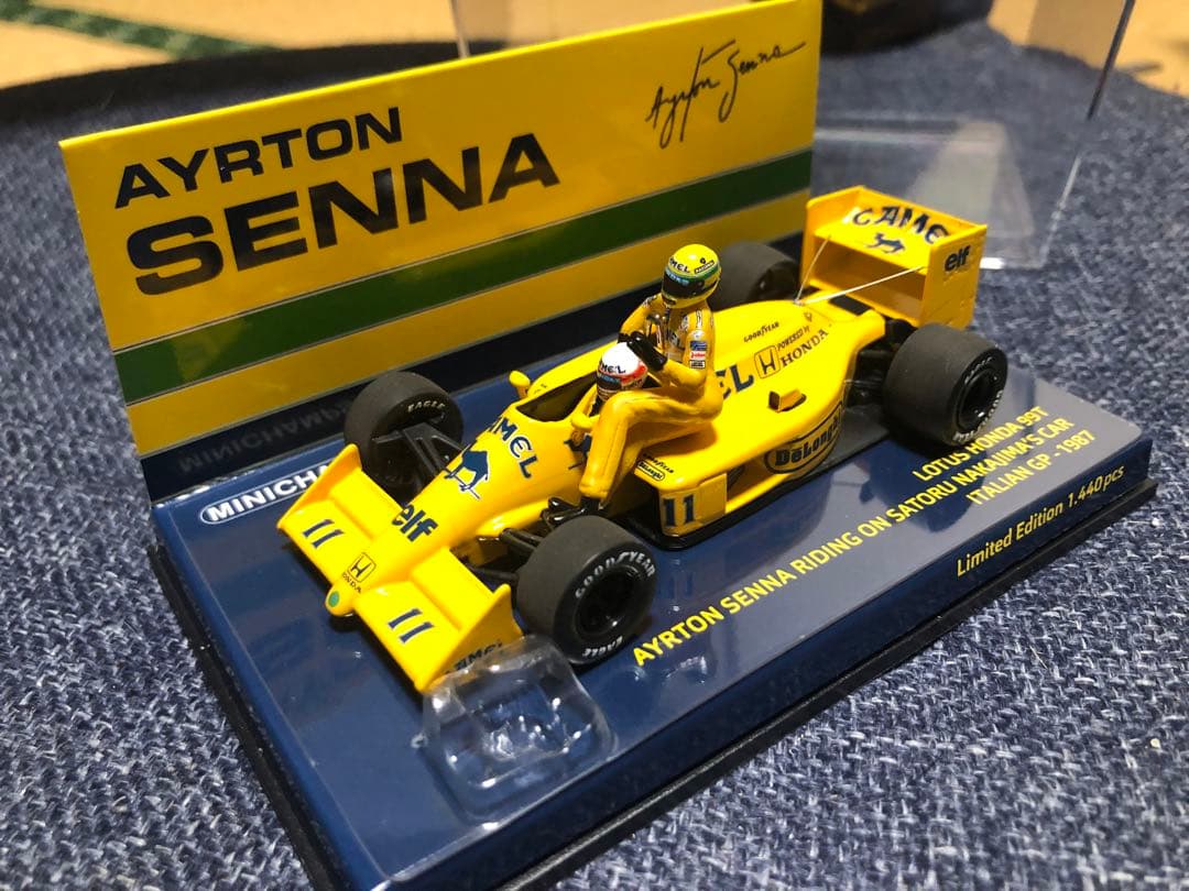 1/43 ロータス99t ライドオン　セナ　イタリアGP 中嶋悟
