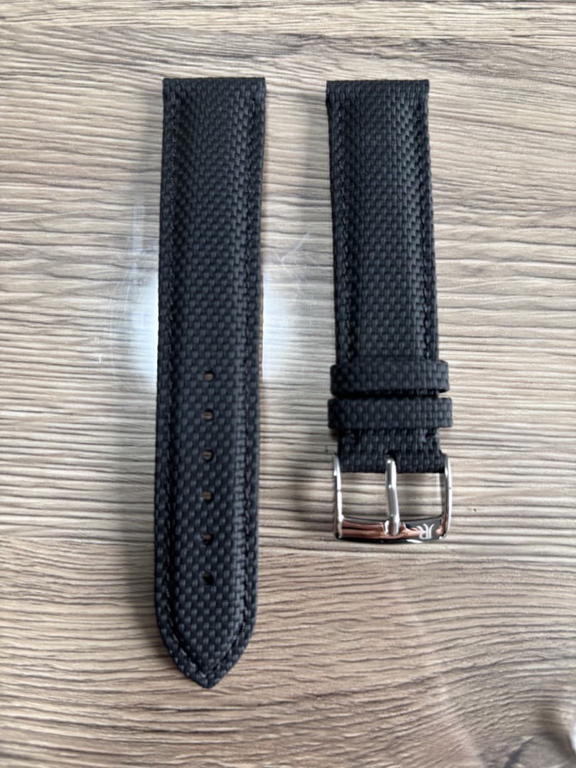 【美品】ジャン・ルソー　ノンレザー　ブラック　ラバーストラップ