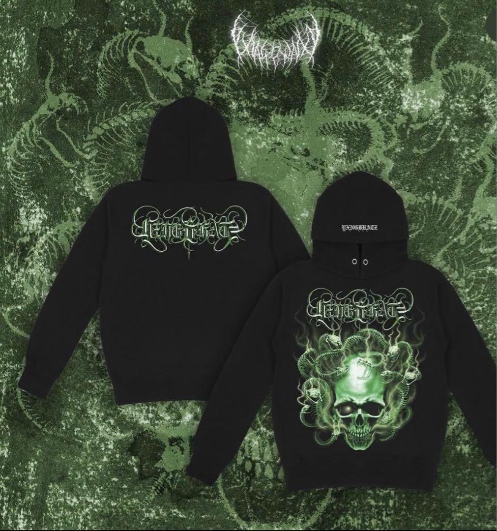 YXNGBRATZ メドゥーサパーカー jahxncho ORIGAMI 着用