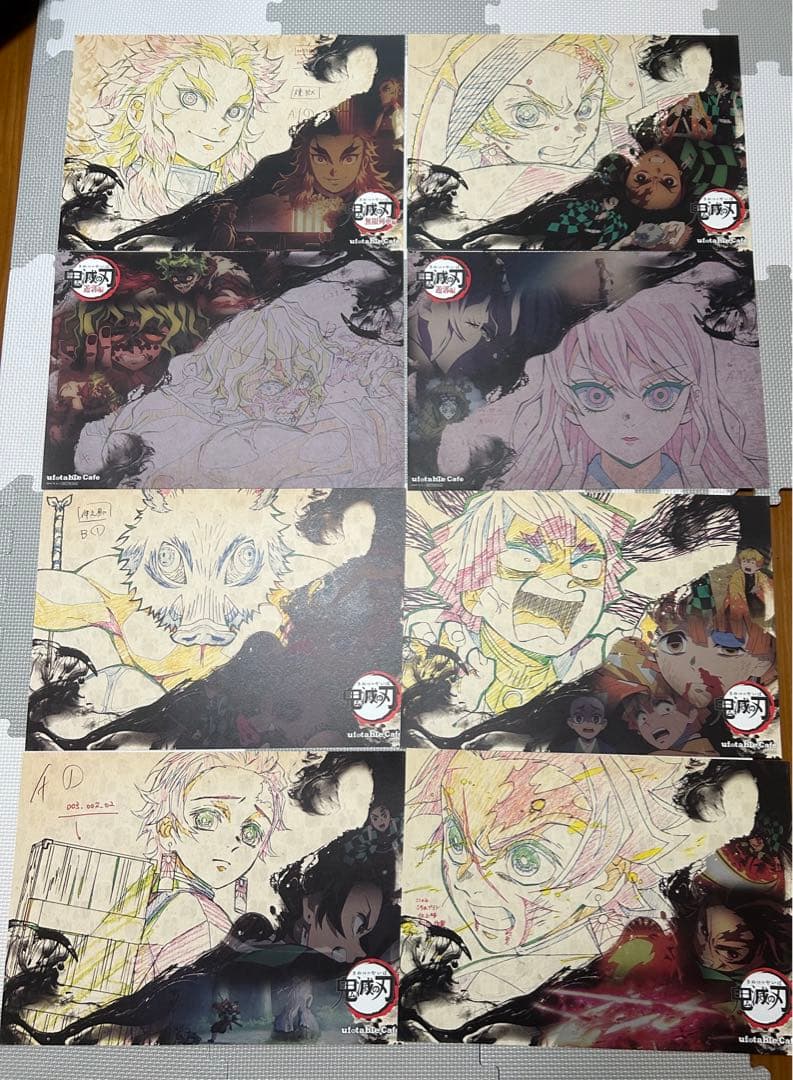 鬼滅の刃　ランチョンマット クリアファイル　まとめ売り