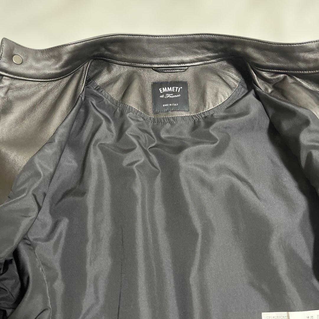 Emmeti エンメティ JURI beams別注 ライダース ブラック 46