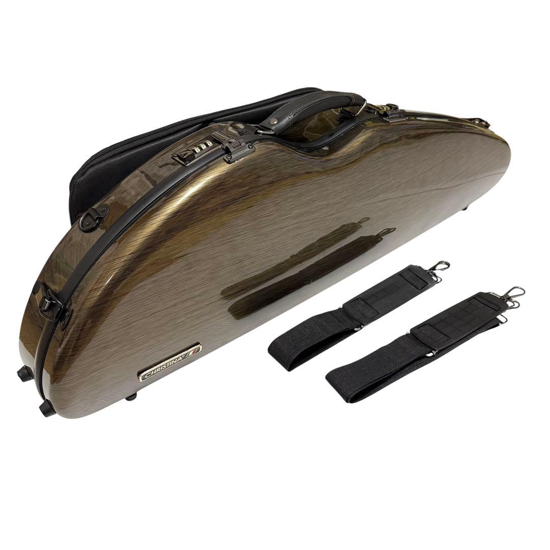 CHRISTINA バイオリンケース ダークゴールド カーボンファイバー　4/4