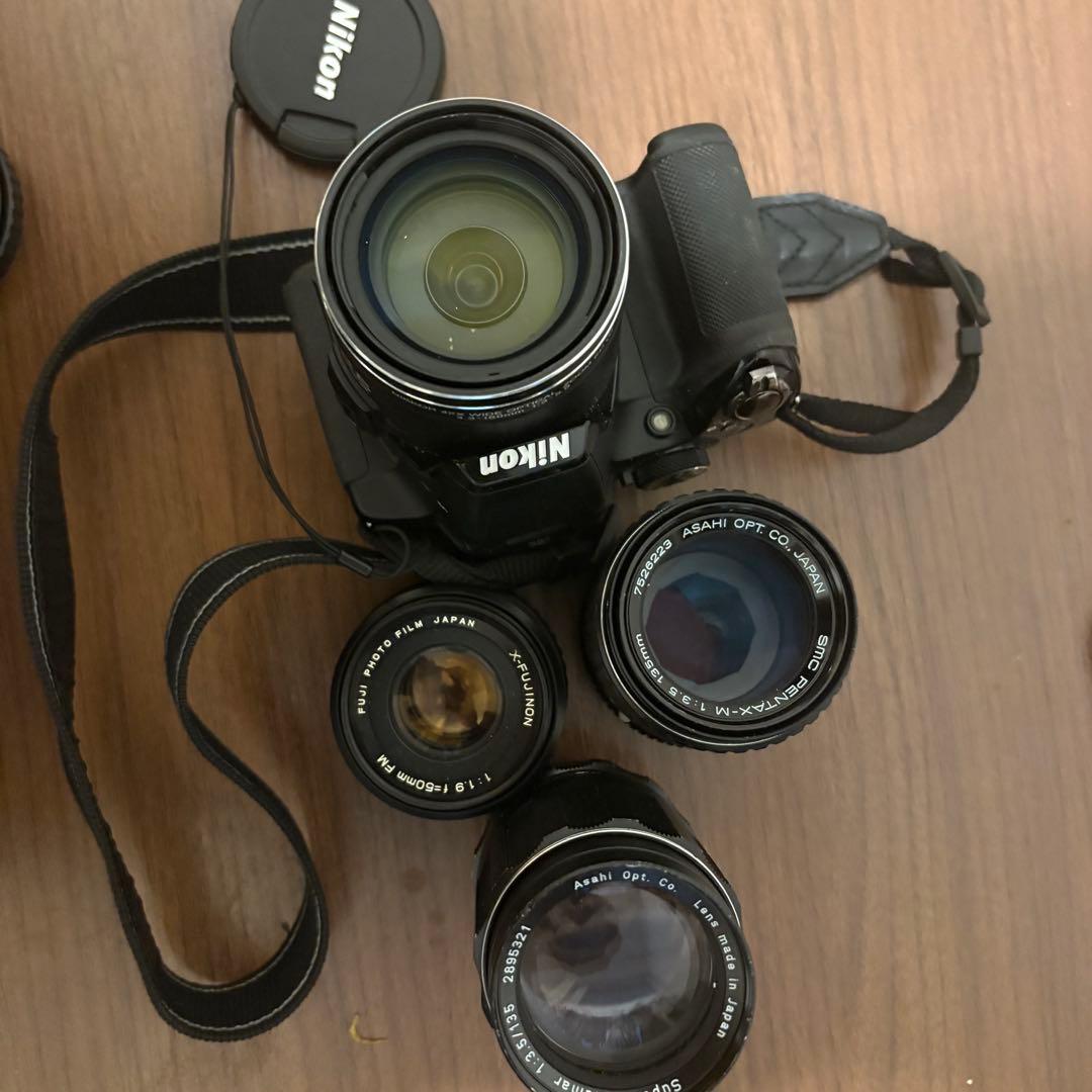 Nikon p510デジタルカメラ レンズ4本セット