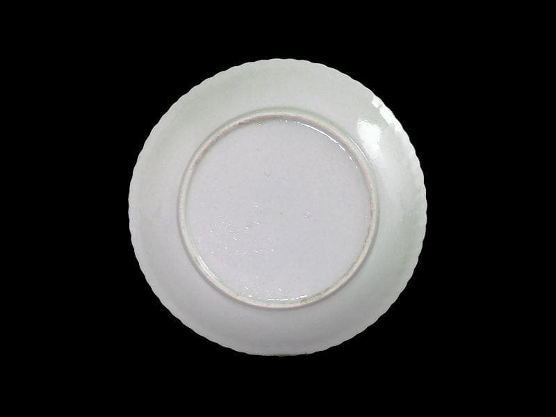 古伊万里　色絵　花に唐草の図　6寸半皿　江戸期　C058AS-CSz